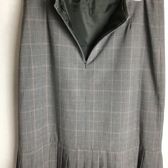 Isabella De Marco plaid Skirt w/Pleated Hem. Sz 10 - Picture 8 of 8